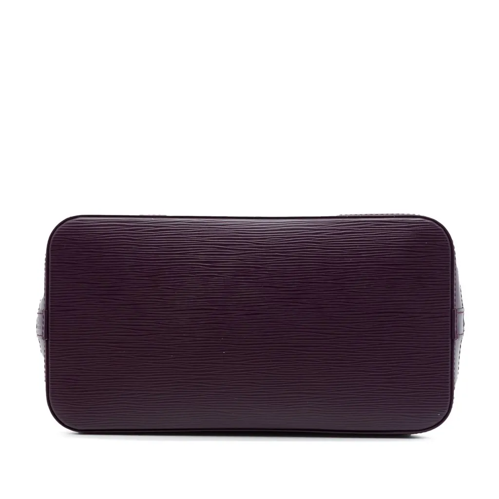 Louis Vuitton Epi Alma PM Purple Leather Very good - Inside View