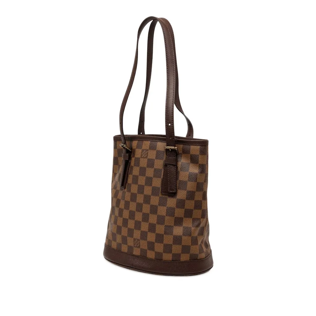 Louis Vuitton Damier Ebene Marais Brown Canvas Very good - Back View