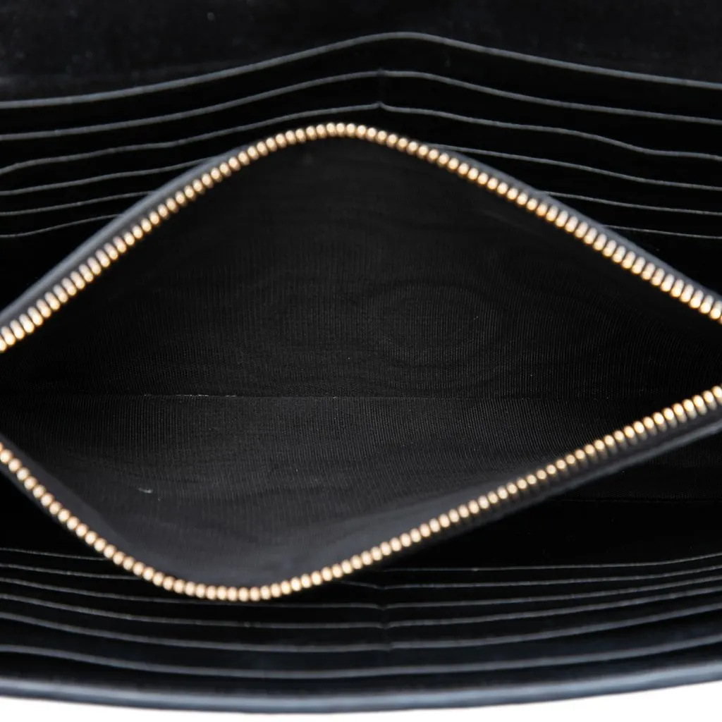 Saint Laurent Medium Metallic Calfskin Monogram Kate Crossbody Pink Leather Very good - Model View