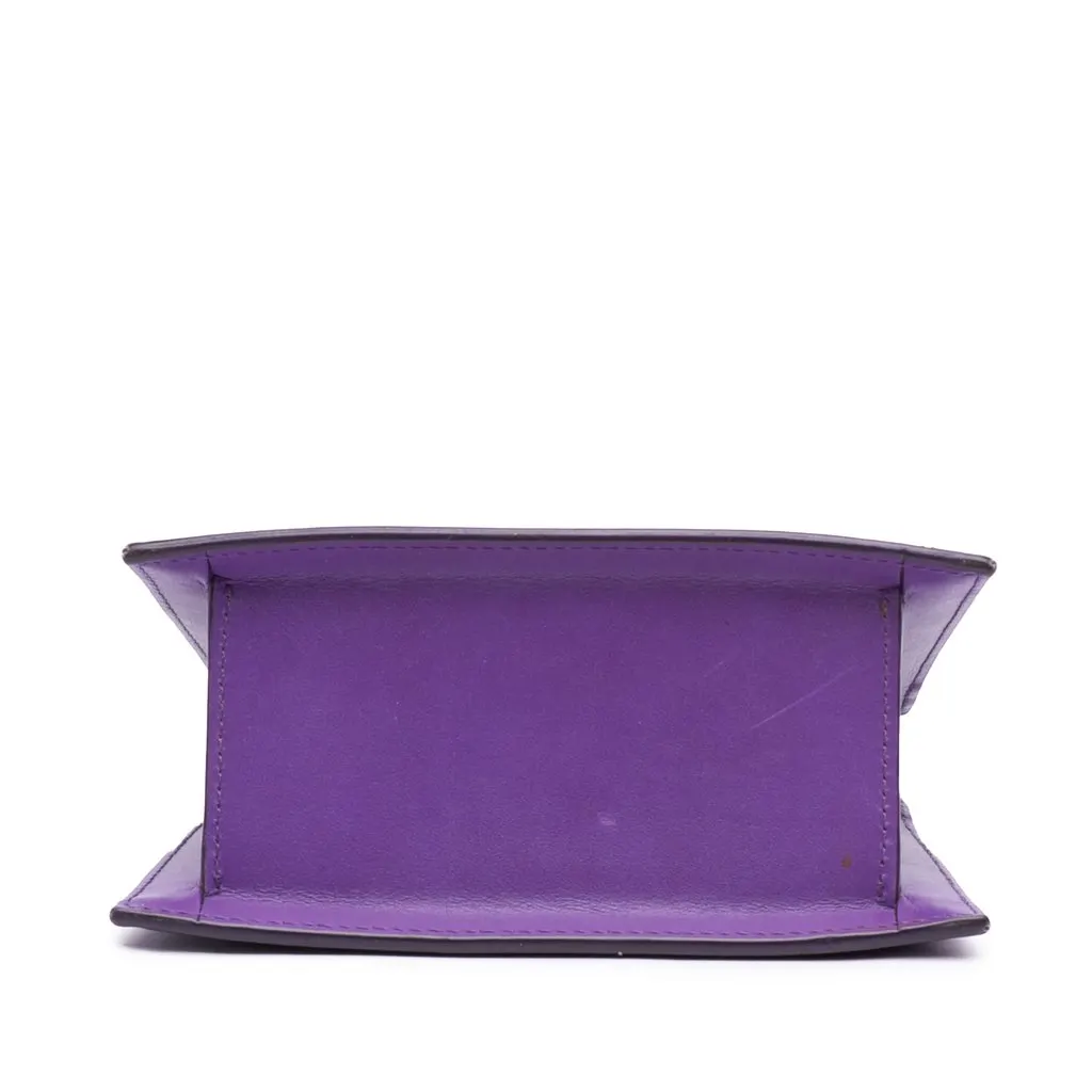Jacquemus Leather Le Chiquito Moyen Purple Leather Very good - Inside View