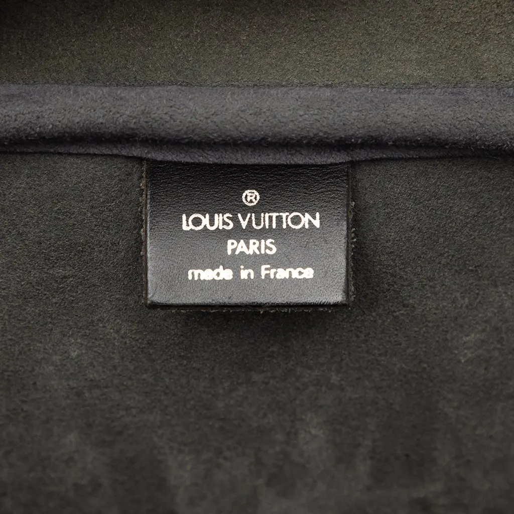 Louis Vuitton Taiga Kendall GM Black Leather Very good - Box View