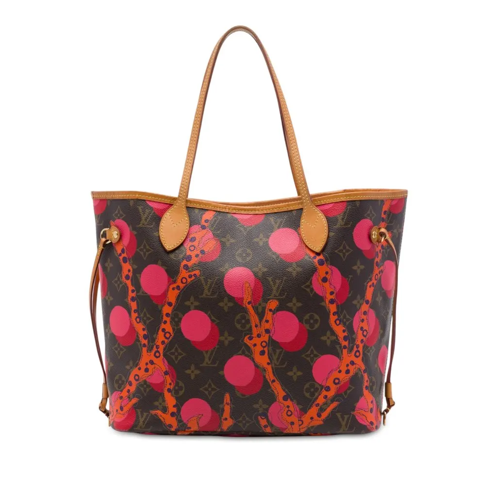 Louis Vuitton Monogram Ramages Neverfull MM Brown Very good - Front View