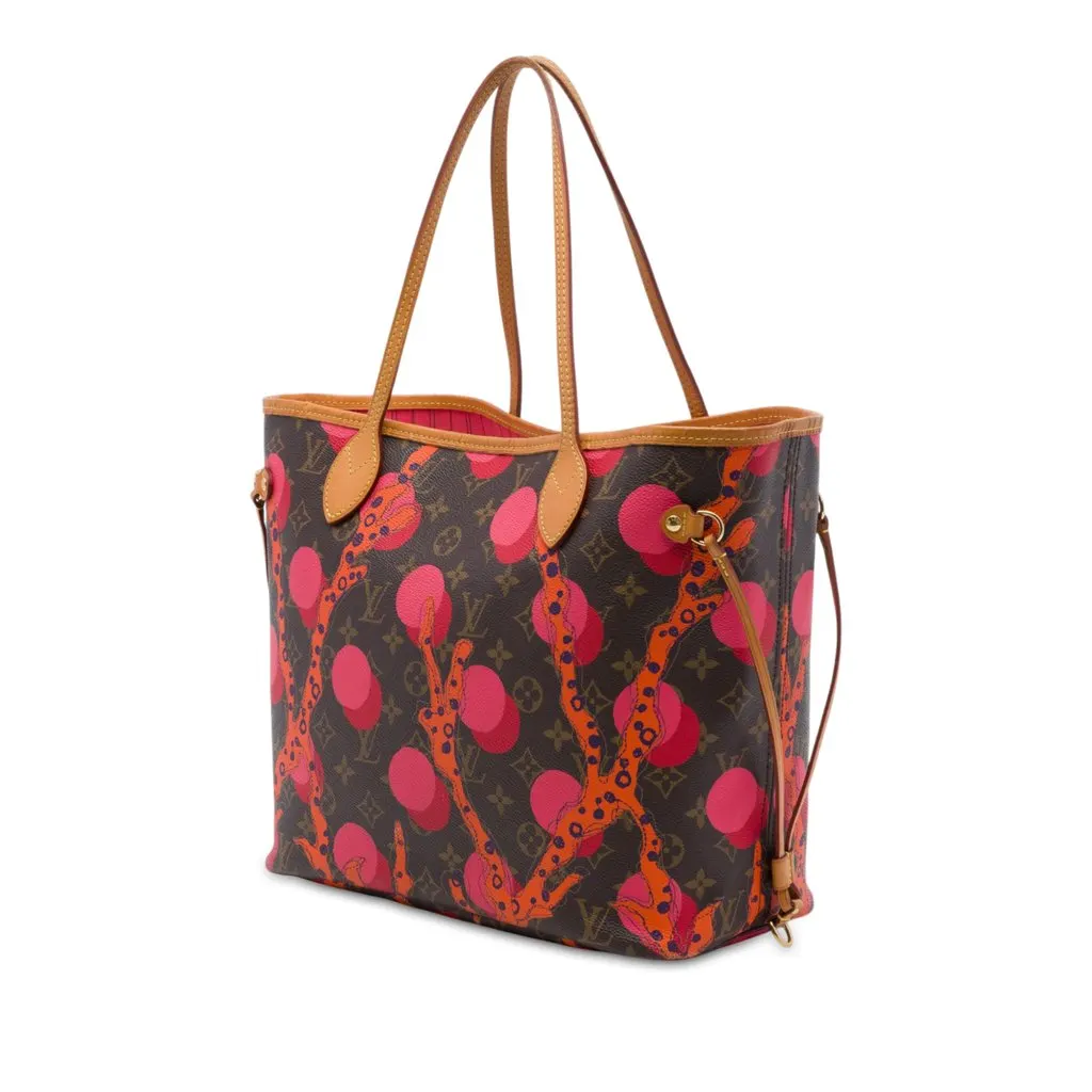 Louis Vuitton Monogram Ramages Neverfull MM Brown Very good - Back View