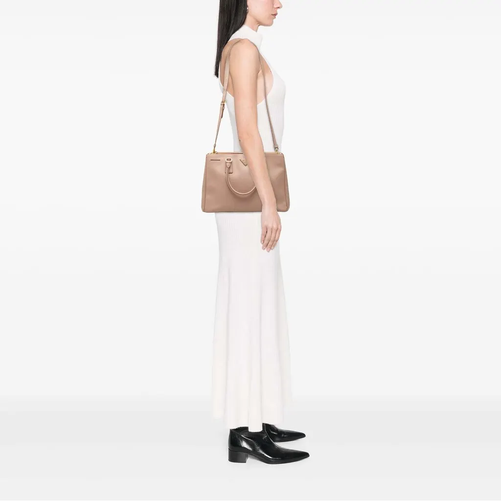タバサ Prada Medium Saffiano Lux Galleria Double | Libas Collective