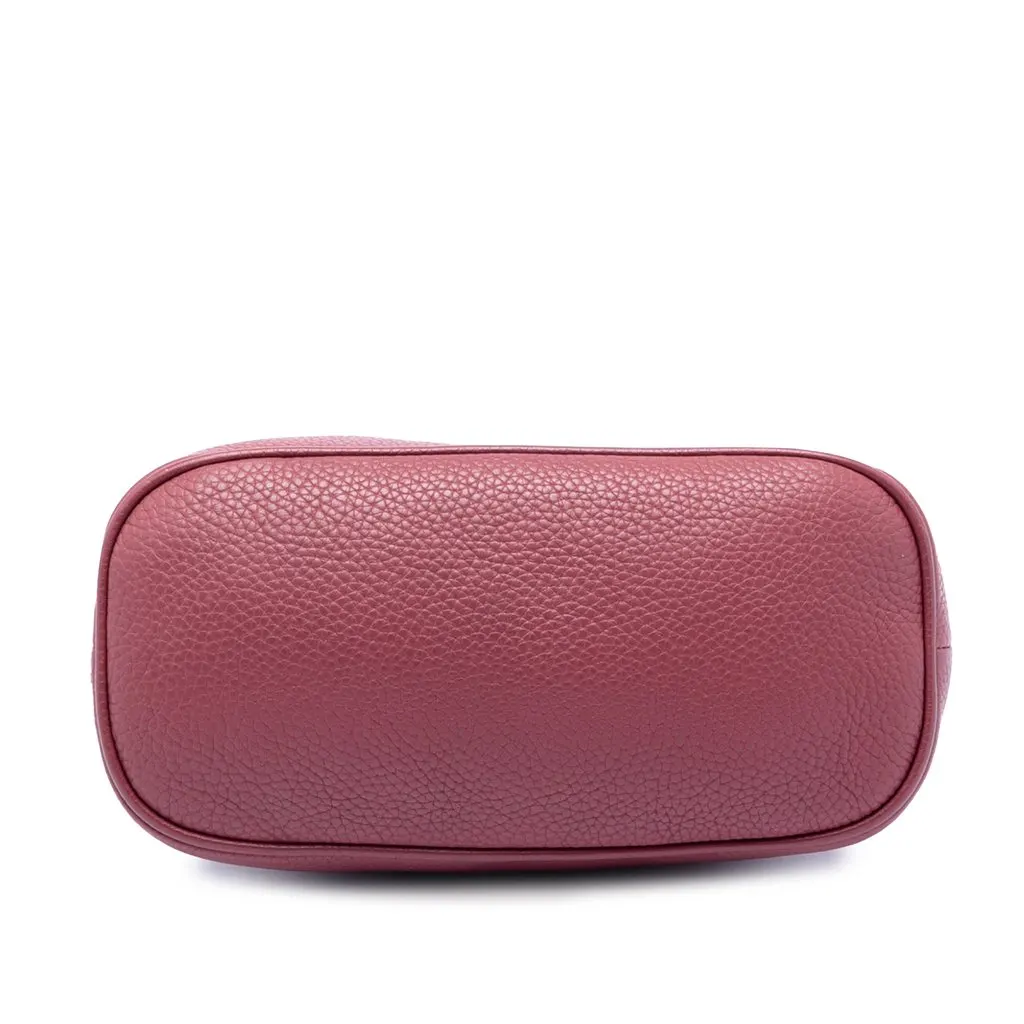Gucci Mini Guccissima Dome Satchel Pink Leather Very good - Inside View