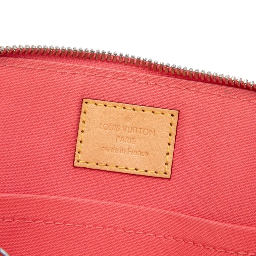 Louis Vuitton Monogram Vernis Alma BB Orange Leather Very good - Box View