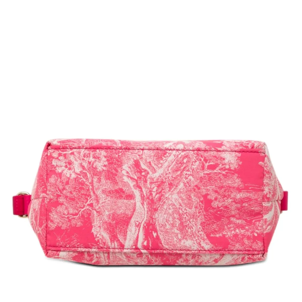 Dior Small Technical Fabric Toile de Jouy Reverse DiorTravel Nomad Pouch Pink Very good - Inside View