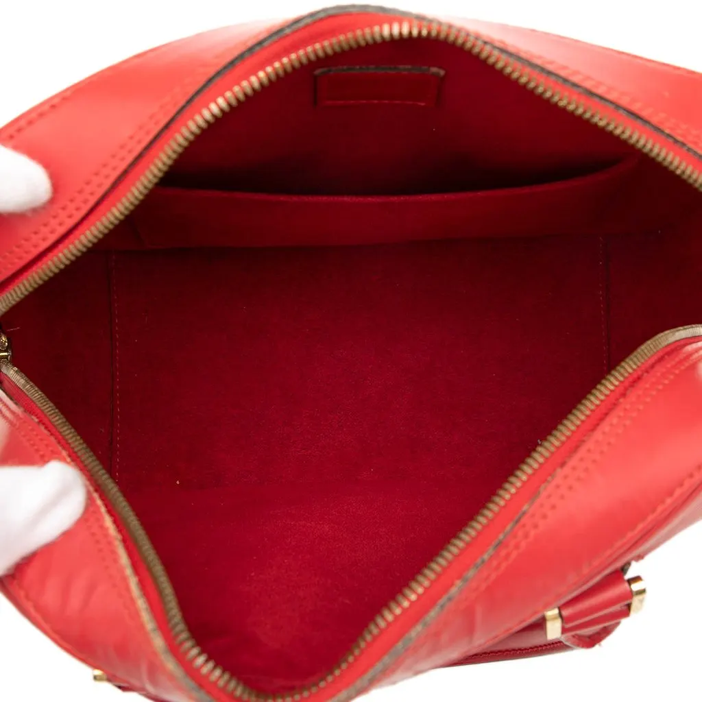 Louis Vuitton Epi Sablons Red Leather Good - Model View