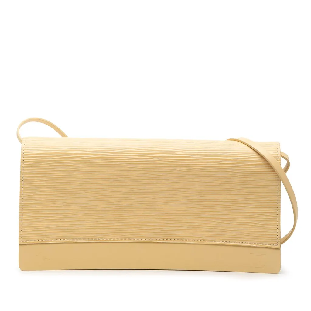 Louis Vuitton Epi Honfleur Yellow Leather Very good - Front View