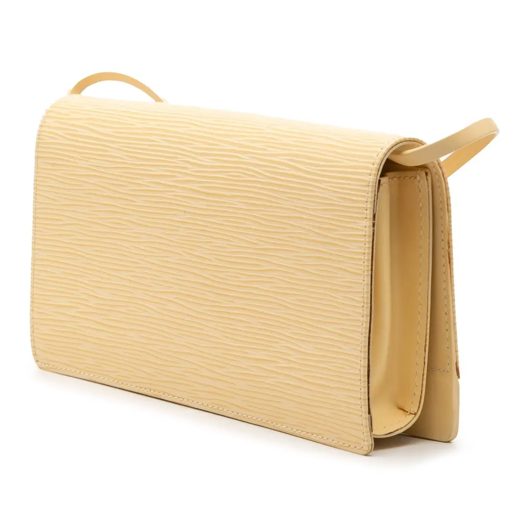 Louis Vuitton Epi Honfleur Yellow Leather Very good - Back View