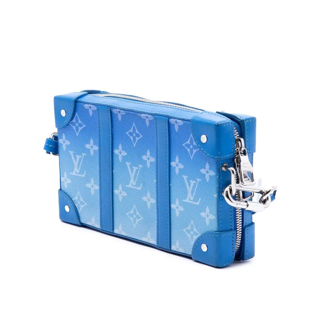 Louis Vuitton Monogram Clouds Trunk Crossbody Blue Canvas Very good - Back View