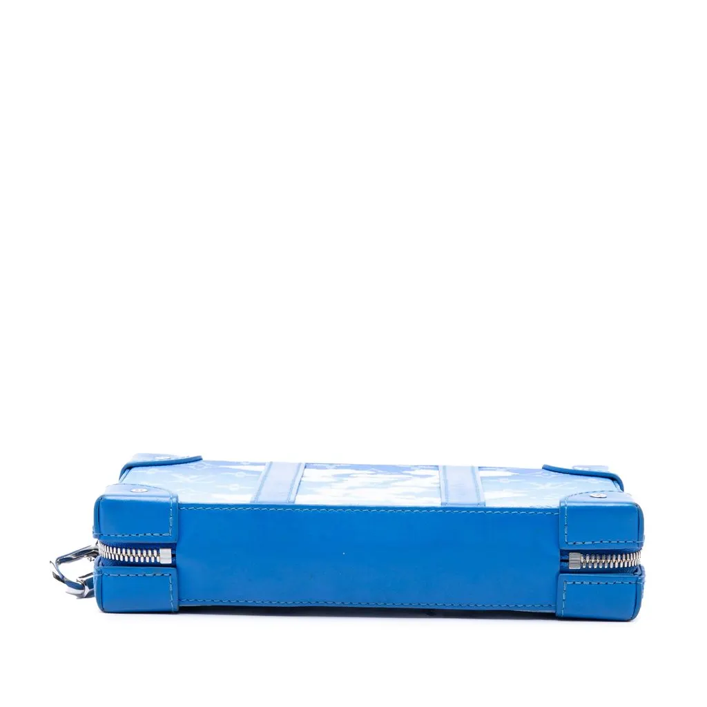Louis Vuitton Monogram Clouds Trunk Crossbody Blue Canvas Very good - Inside View