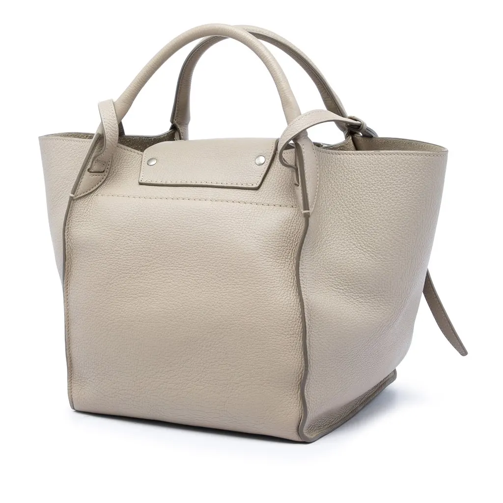Celine Small Supple Grained Calfskin Big Bag Brown Leather Very good - Back View