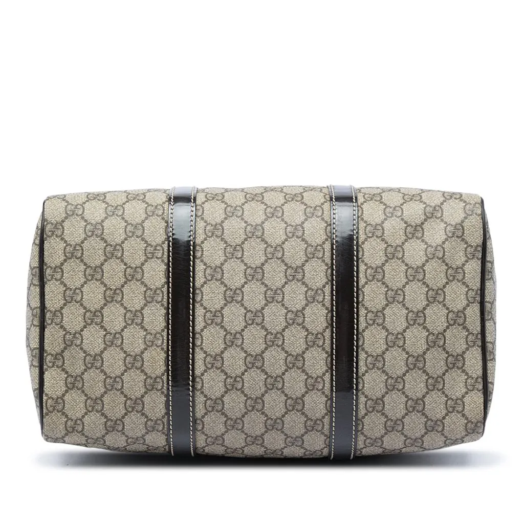 Gucci Medium GG Supreme Joy Boston Bag Beige Canvas Very good - Inside View