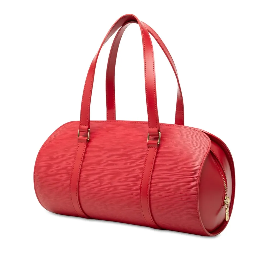 Louis Vuitton Epi Soufflot Red Leather Very good - Back View
