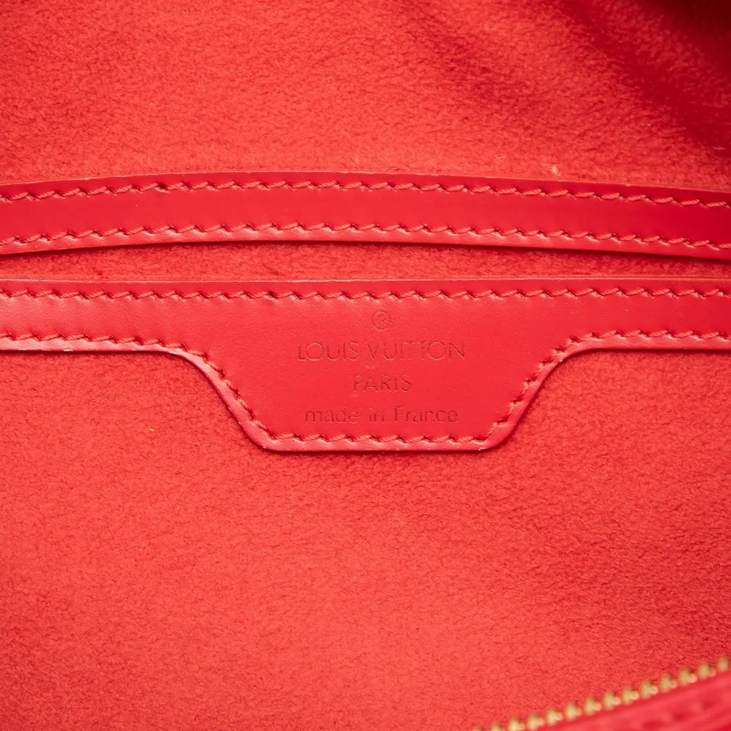 Louis Vuitton Epi Soufflot Red Leather Very good - Box View