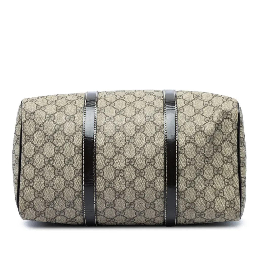 Gucci Medium GG Supreme Joy Boston Bag Beige Canvas Very good - Inside View