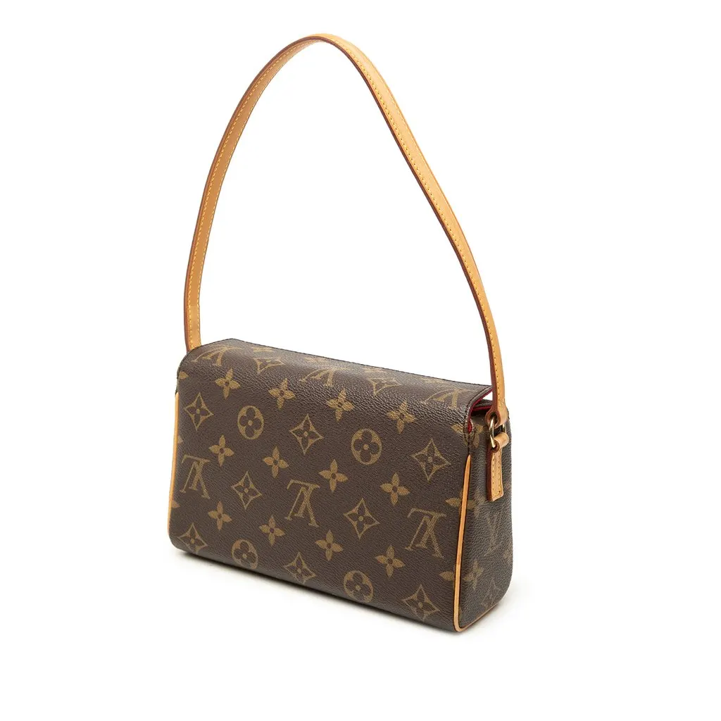 Louis Vuitton Monogram Recital Brown Very good - Back View