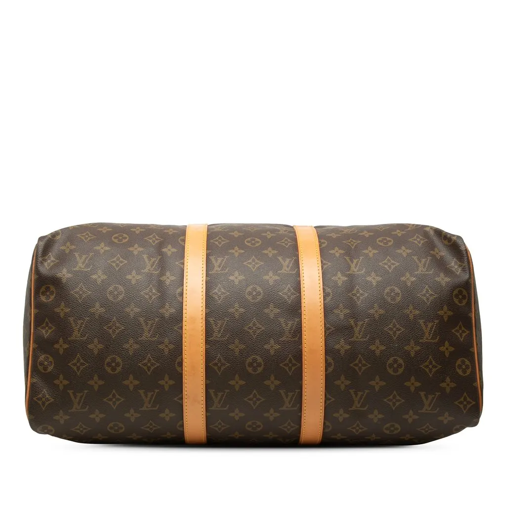Louis Vuitton Monogram Keepall 50 Brown Canvas Very good - Inside View