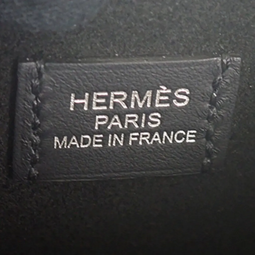Hermès Togo and Swift Arcon Slim Bag Black Leather Very good - Box View