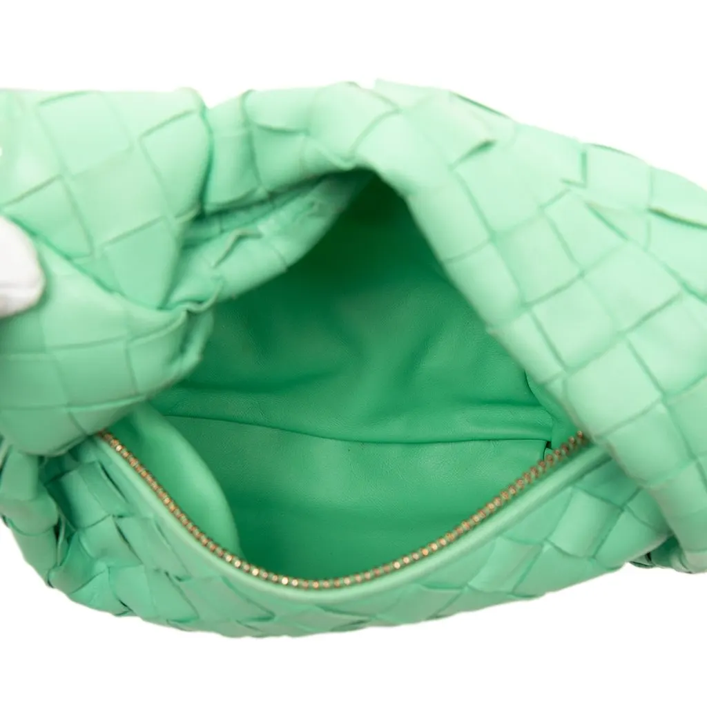 Bottega Veneta Mini Nappa Intrecciato Jodie Green Leather Very good - Model View