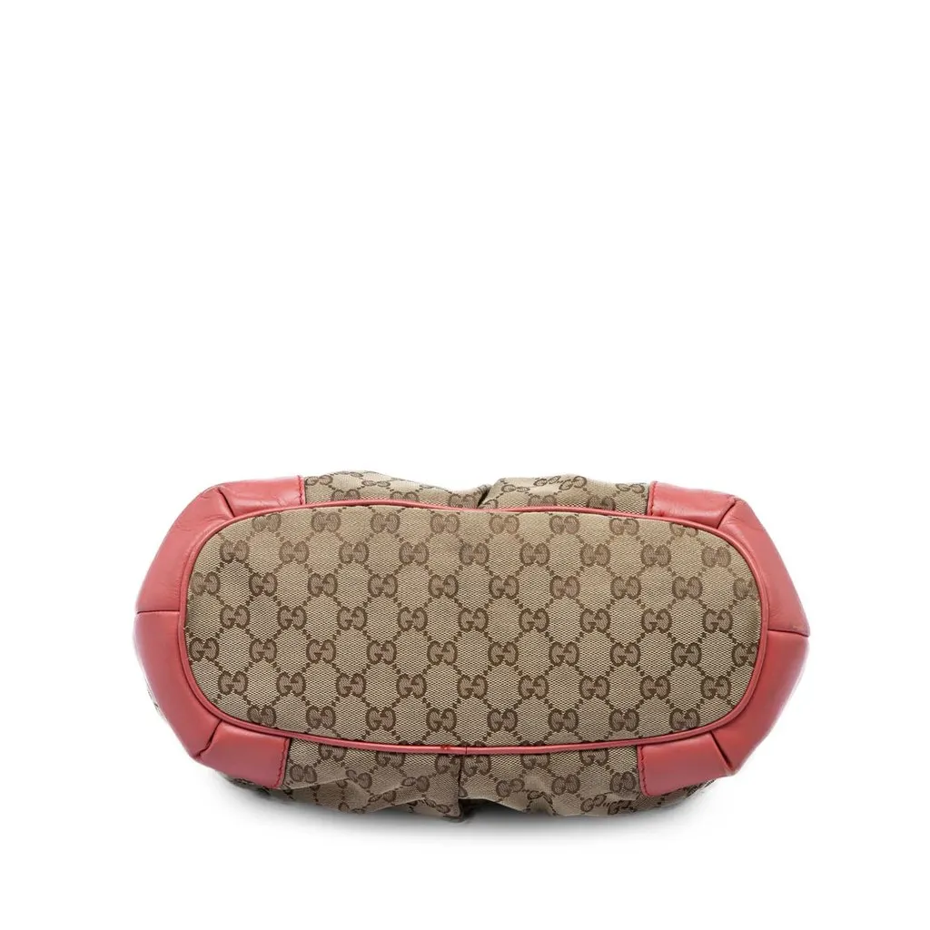 Gucci GG Canvas Sukey Satchel Beige Very good - Inside View