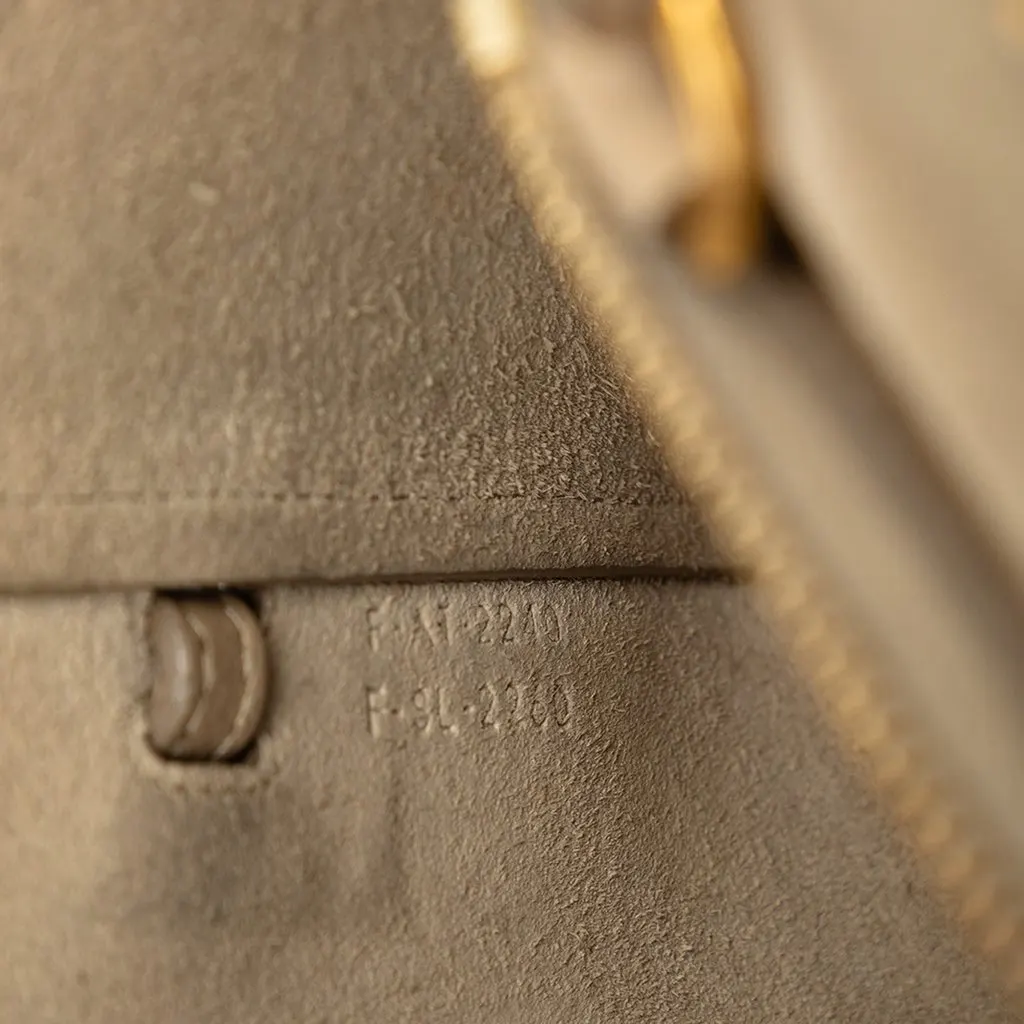 Celine Pico Grained Calfskin Belt Bag Beige Leather Very good - Box View