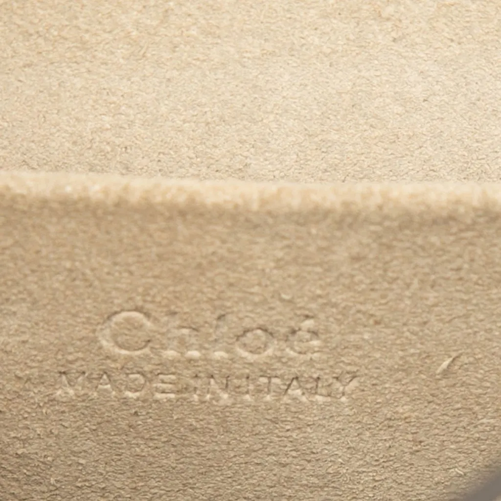 Chloé Small Leather Nile Bracelet Satchel White Leather Good - Box View