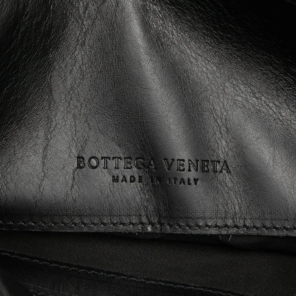 Bottega Veneta Calfskin Crossbody Black Leather Very good - Box View