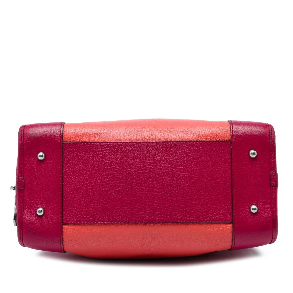 Loewe Tricolor Goatskin Amazona 28 Orange Leather Very good - Inside View