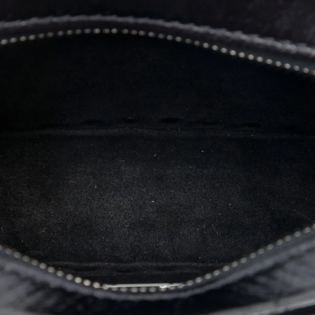 Valentino Textured Leather Rolling Rockstud Camera Bag Black Leather Very good - Model View