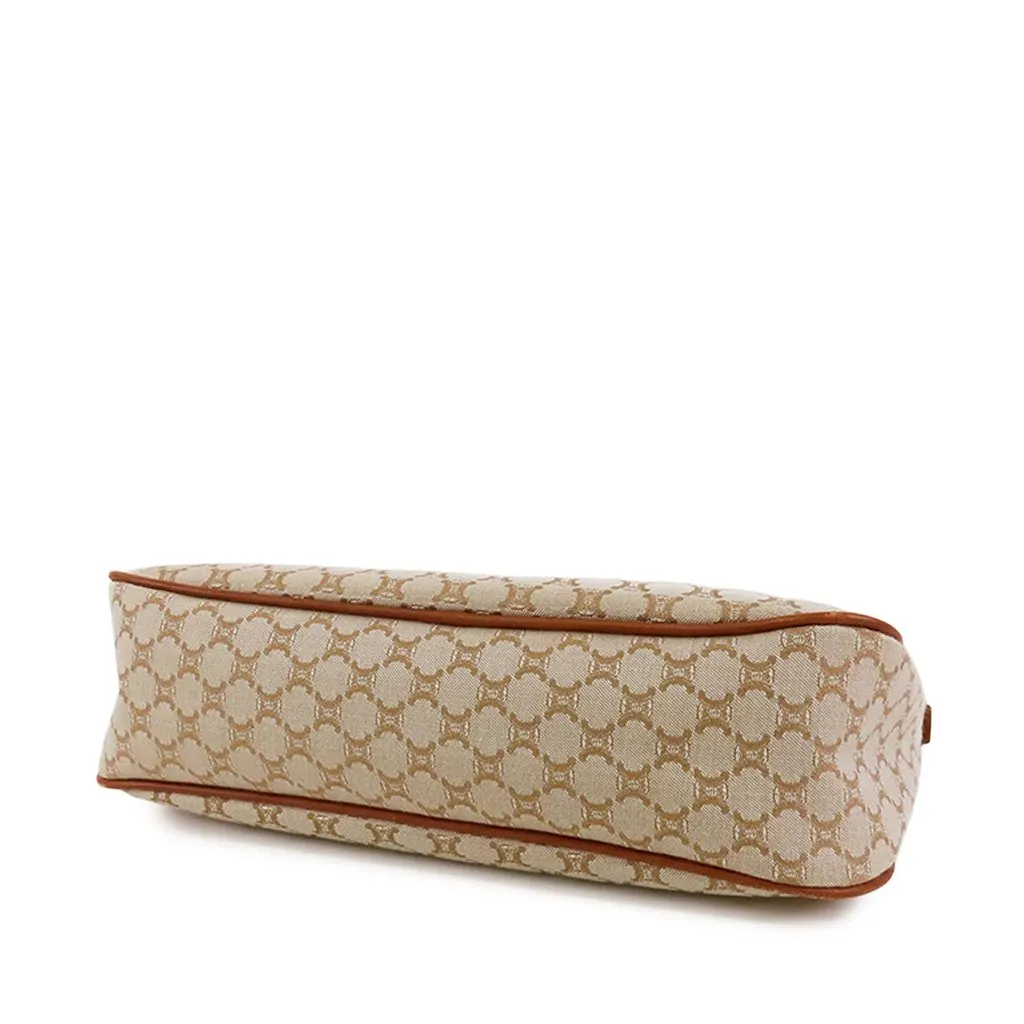 Celine Macadam Canvas Shoulder Bag Beige Good - Inside View