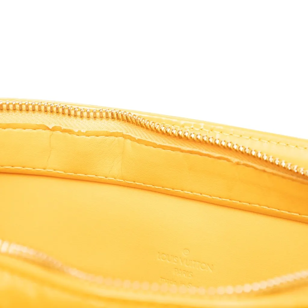 Louis Vuitton Monogram Vernis Houston Yellow Leather Very good - Box View
