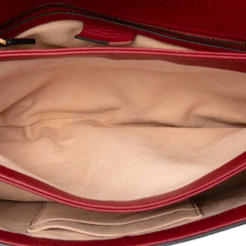Gucci GG Supreme Queen Margaret Crossbody Beige Canvas Good - Model View