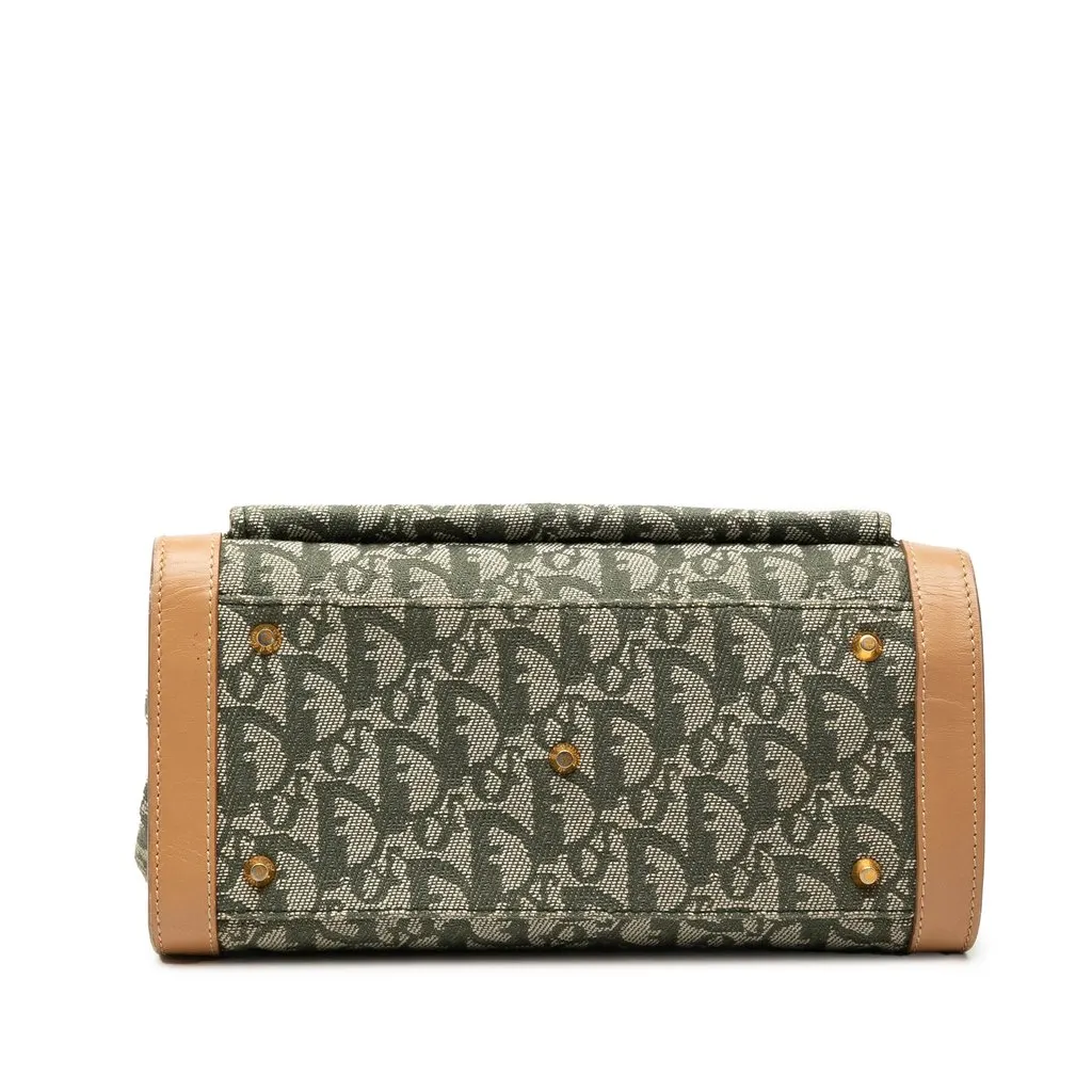 Dior Diorissimo Trotter Canvas Pocket Tote Green Very good - Inside View