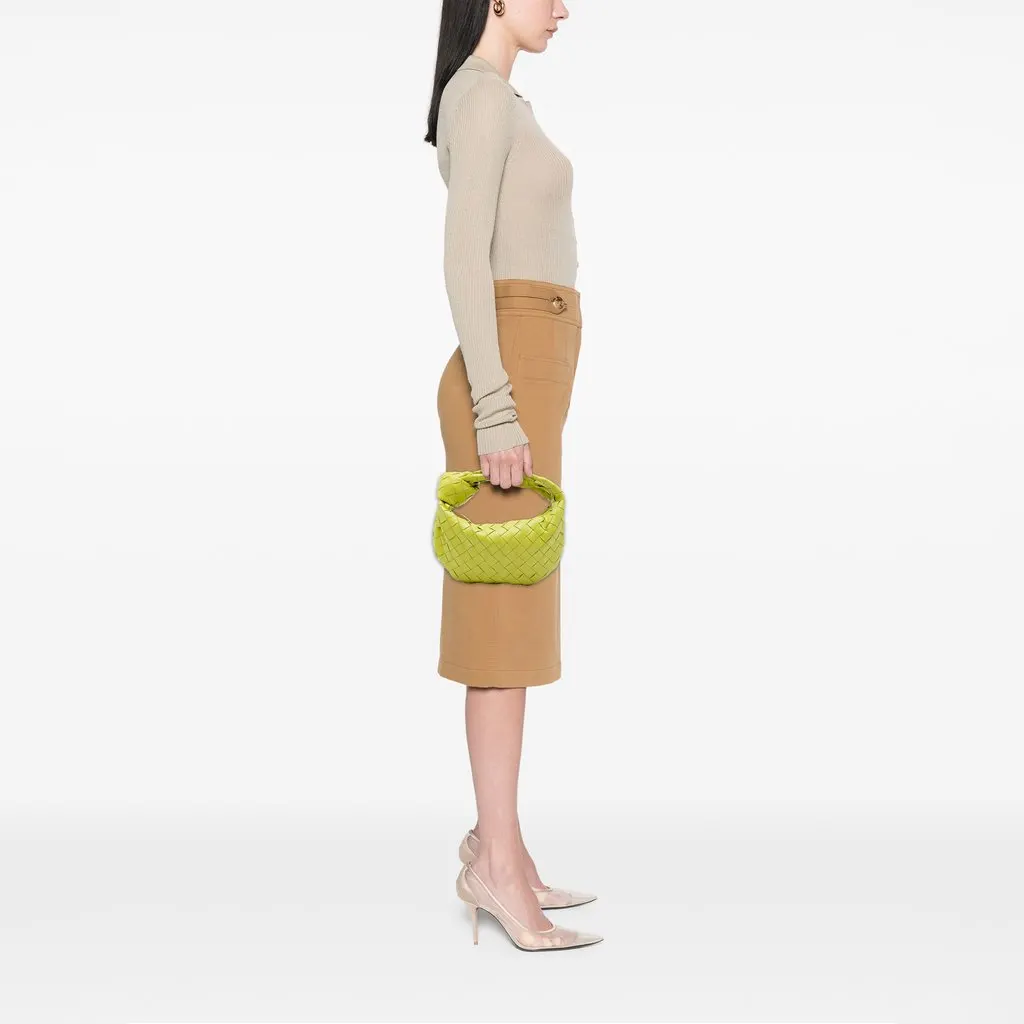Bottega Veneta Mini Nappa Intrecciato Jodie Yellow Leather Very good - Box View