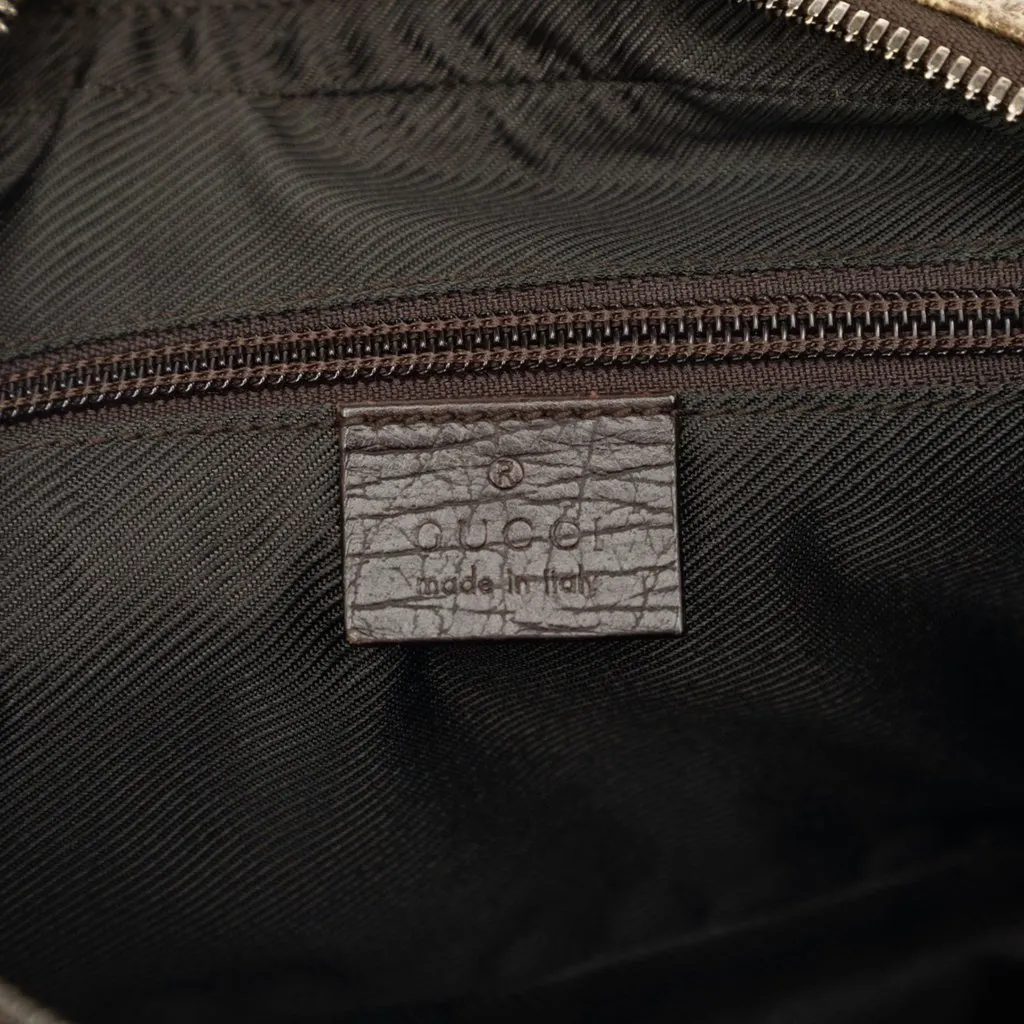 Gucci GG Supreme Clutch Beige Very good - Box View