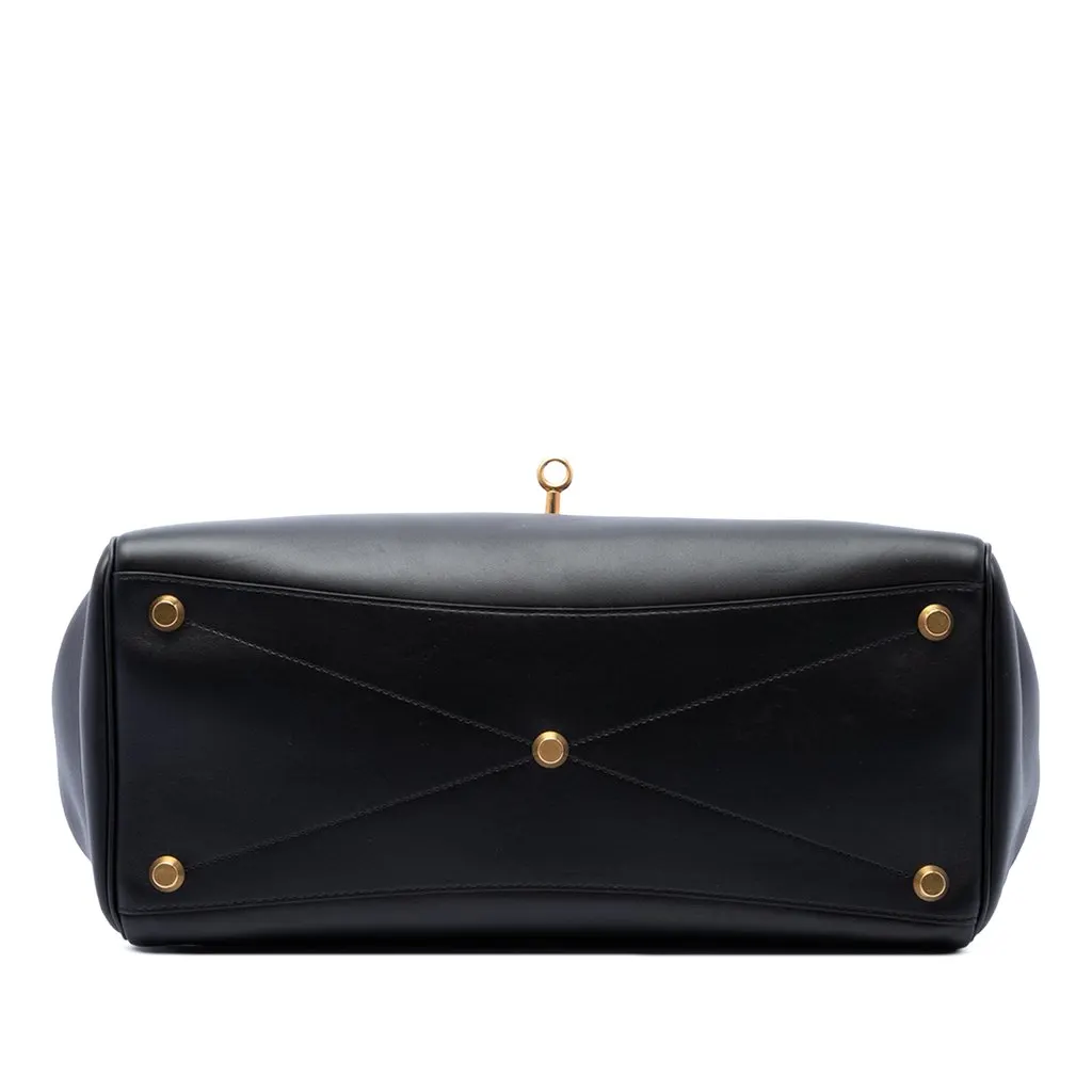 Balenciaga Medium Smooth Calfskin Bel Air Carry All Tote Black Leather Very good - Inside View