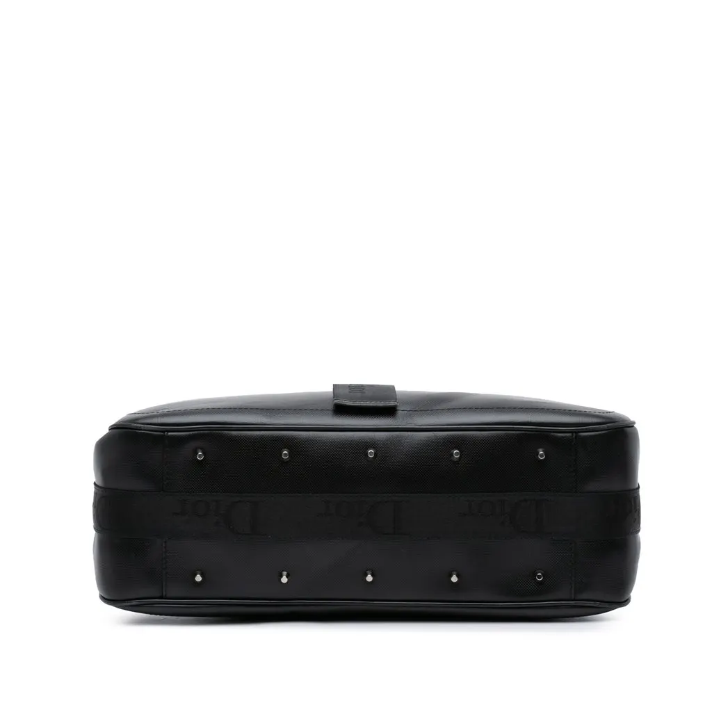 Dior Coated Canvas Crystal Hardcore Handbag Black Very good - Inside View