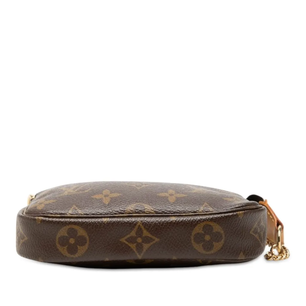 Louis Vuitton Monogram Mini Pochette Accessoires Brown Very good - Inside View
