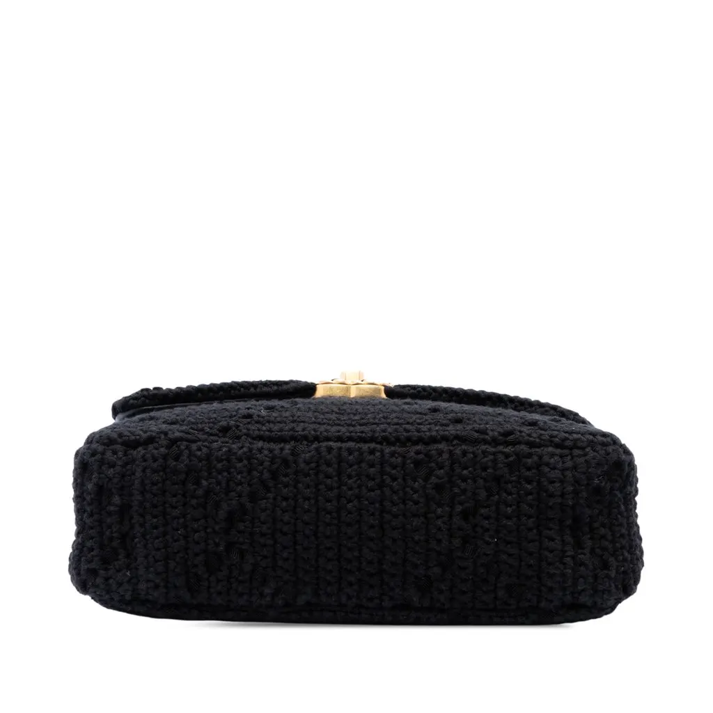 Chanel Medium Crochet 19 Flap Black Very good - Inside View