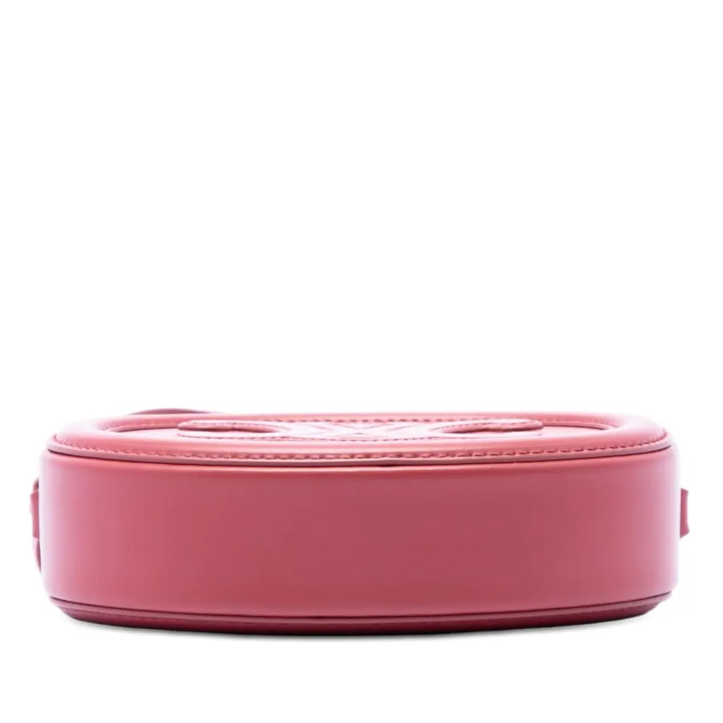 Celine Small Calfskin Cuir Triomphe Oval Crossbody Red Leather Very good - Inside View