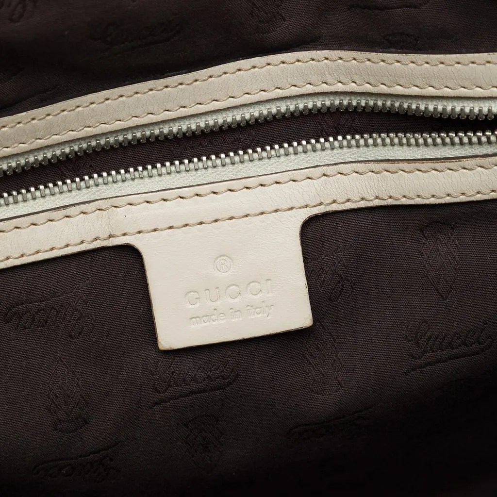 Gucci Large GG Canvas Twins Tote Beige Very good - Box View