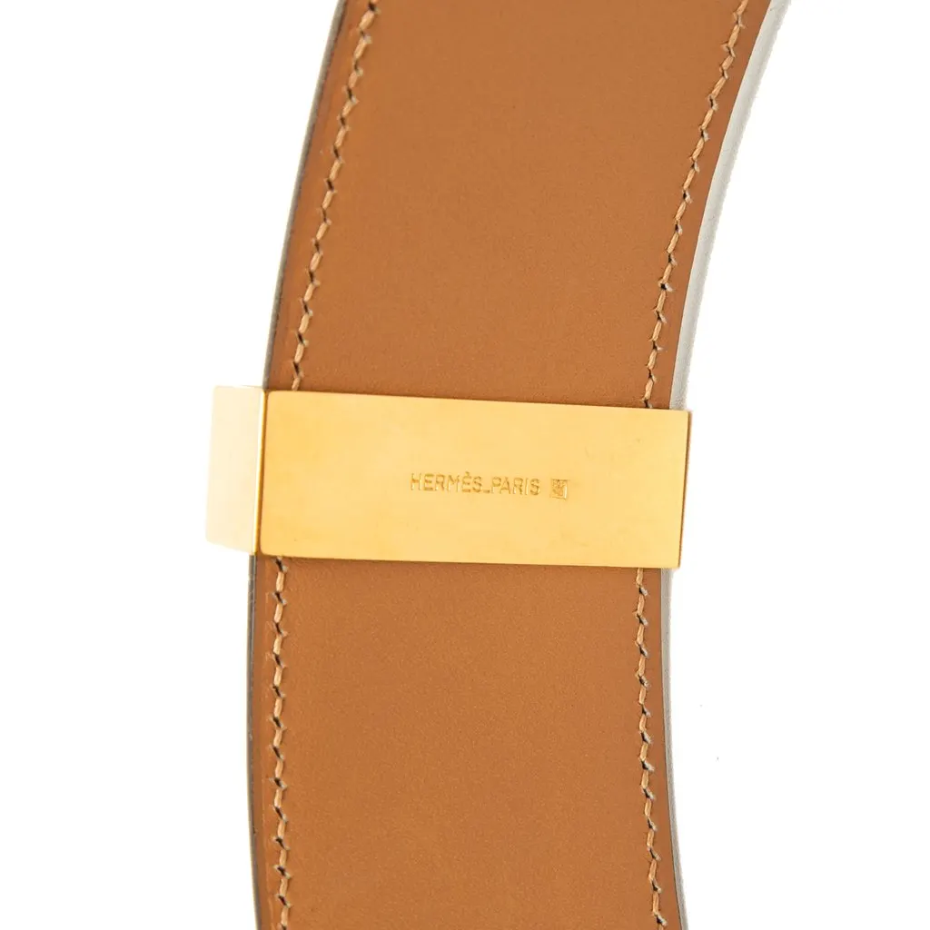 Hermès Box Calf Collier de Chien Belt 70 Brown Leather Very good - Box View