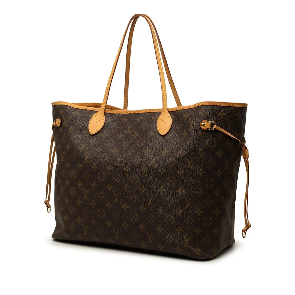 Louis Vuitton Monogram Neverfull GM Brown Very good - Back View