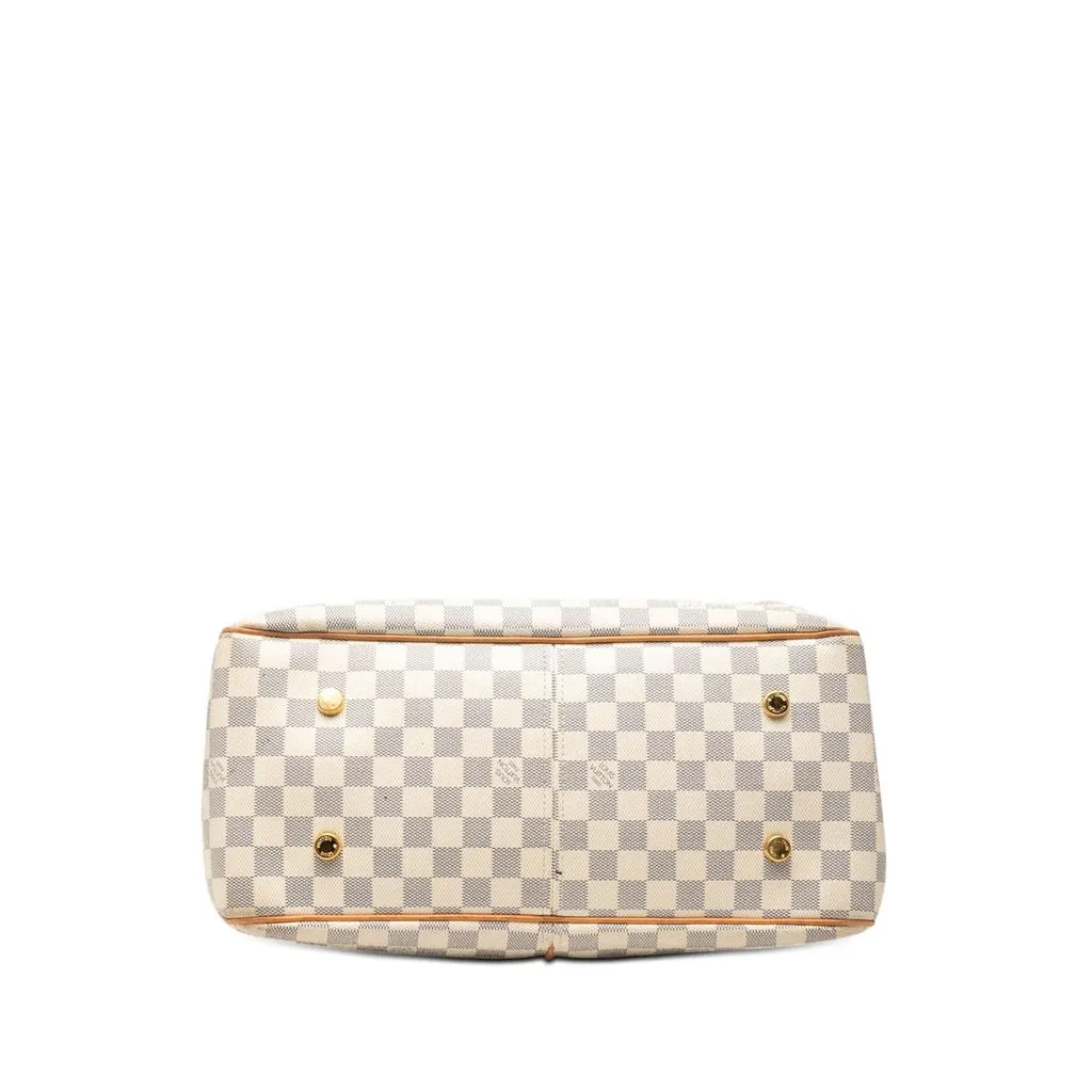 Louis Vuitton Damier Azur Figheri GM White Good - Inside View
