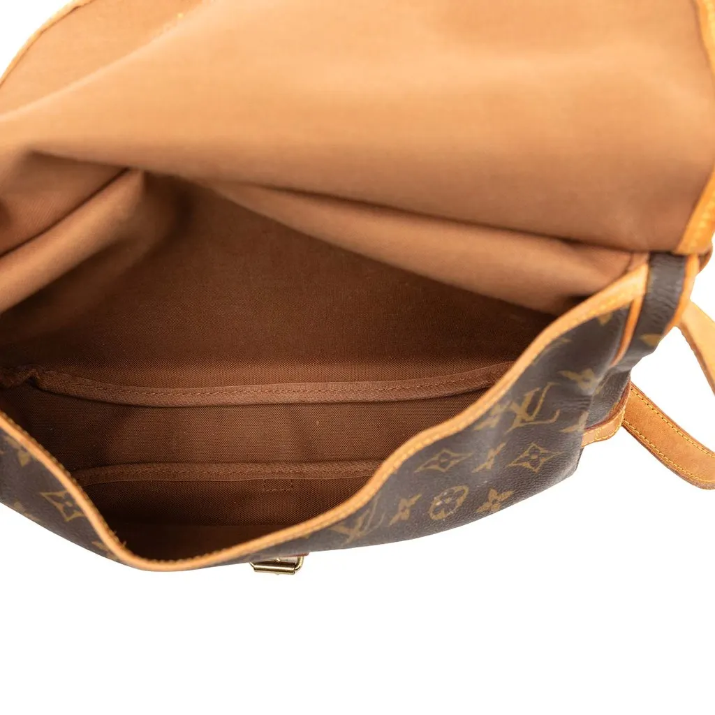 Louis Vuitton Monogram Saumur 30 Brown Canvas Good - Model View