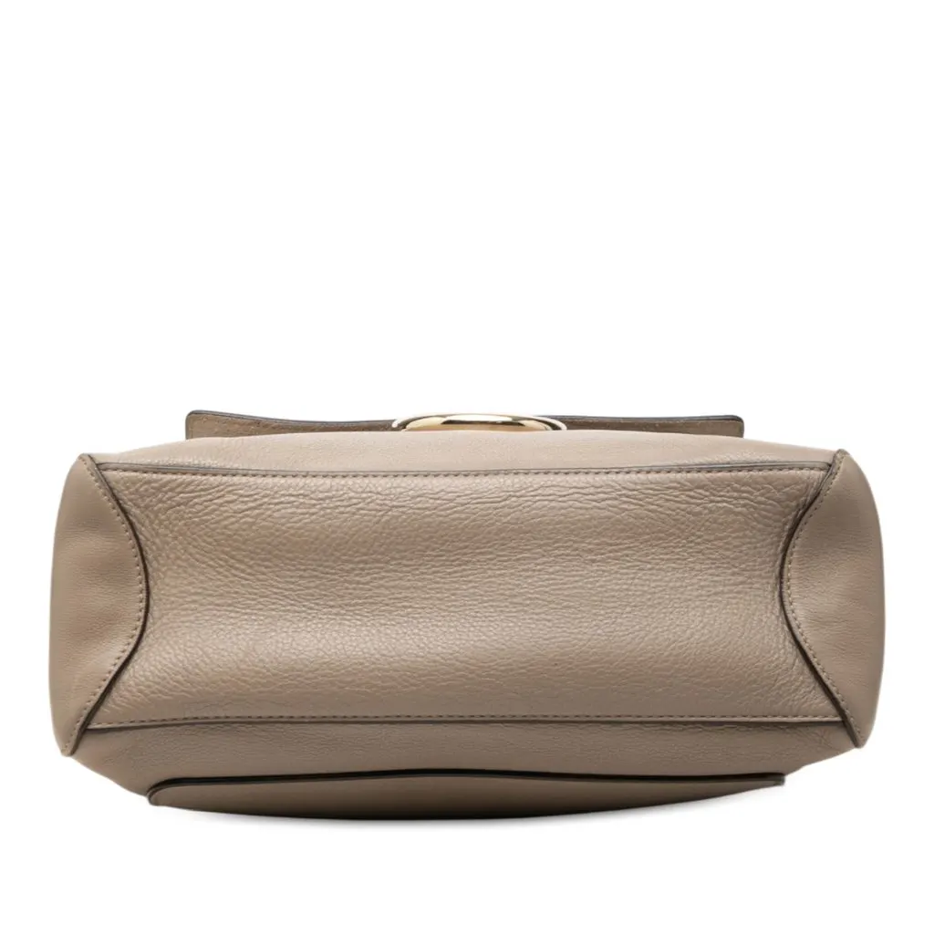Chloé Small Leather Faye Day Satchel Brown Leather Very good - Inside View