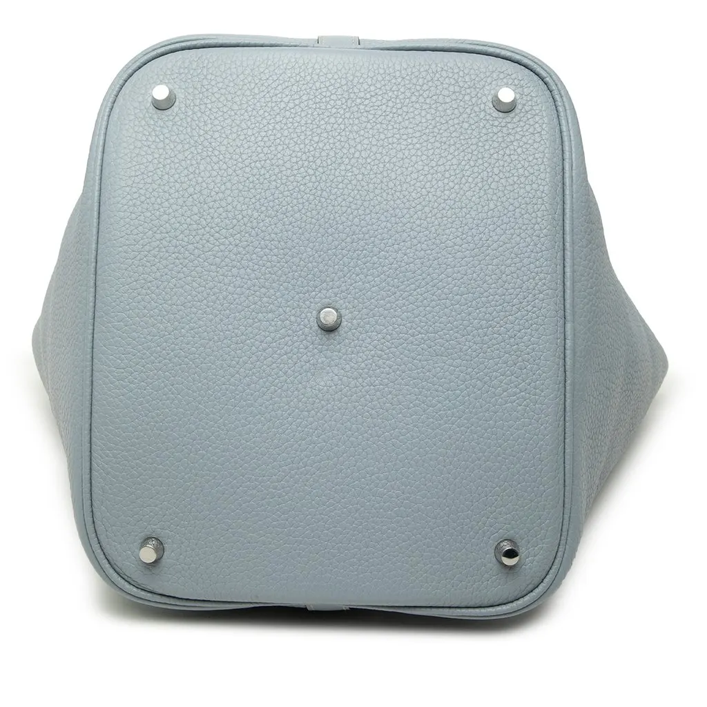 Hermès Clemence Picotin Lock 22 Blue Leather Very good - Inside View