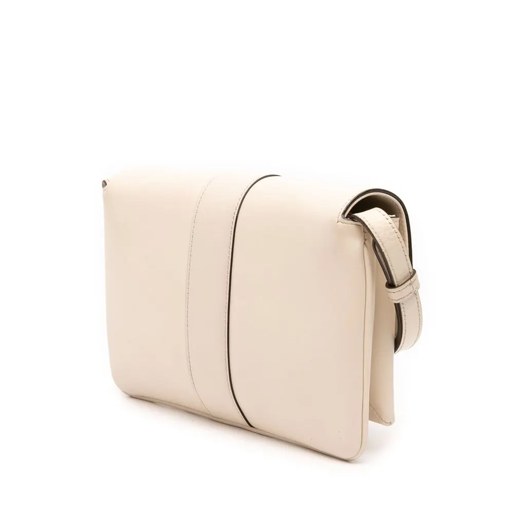 Gucci Small Leather Arli Crossbody White Leather Very good - Back View